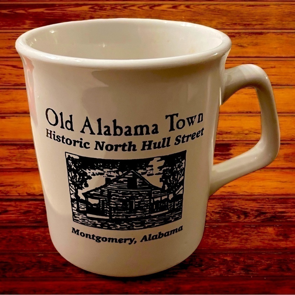OLD Alabama Town mug, image from downtown Montgomery.